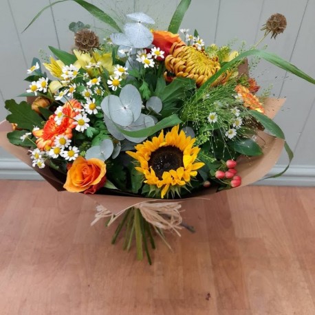 Sunshine Wildflower Hand-tied