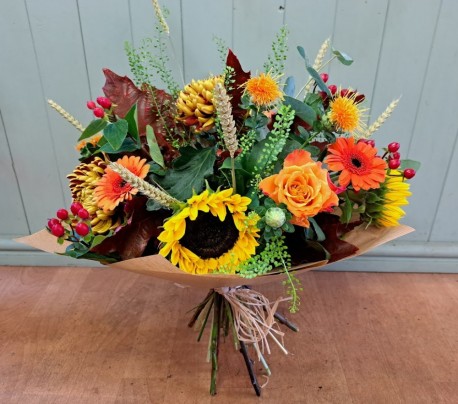 Autumn Sunshine Hand-tied