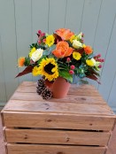 Fall Sunflower Arrangement