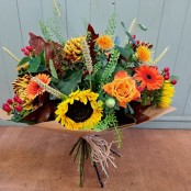 Autumn Sunshine Hand-tied