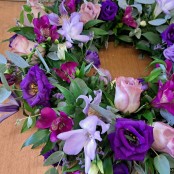 Violet Hues Wreath